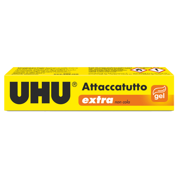 Colla UHU  Extra Attaccatutto - 31 ml - trasparente - UHU