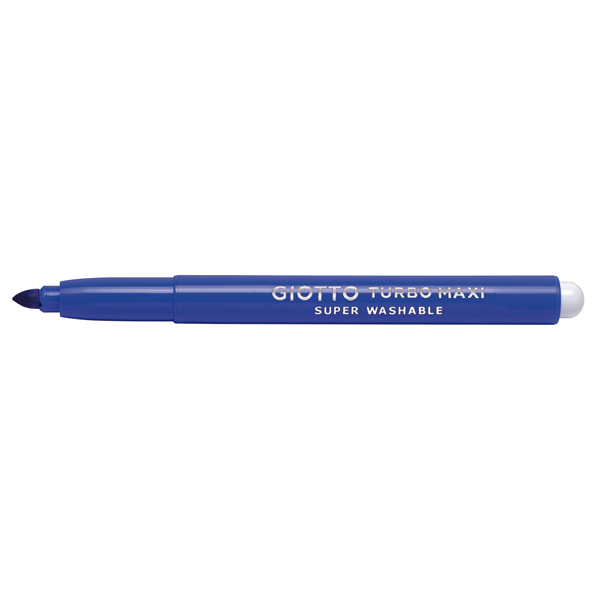 Pennarello Turbomaxi Monocolore - punta D5mm - blu oltremare - Giotto