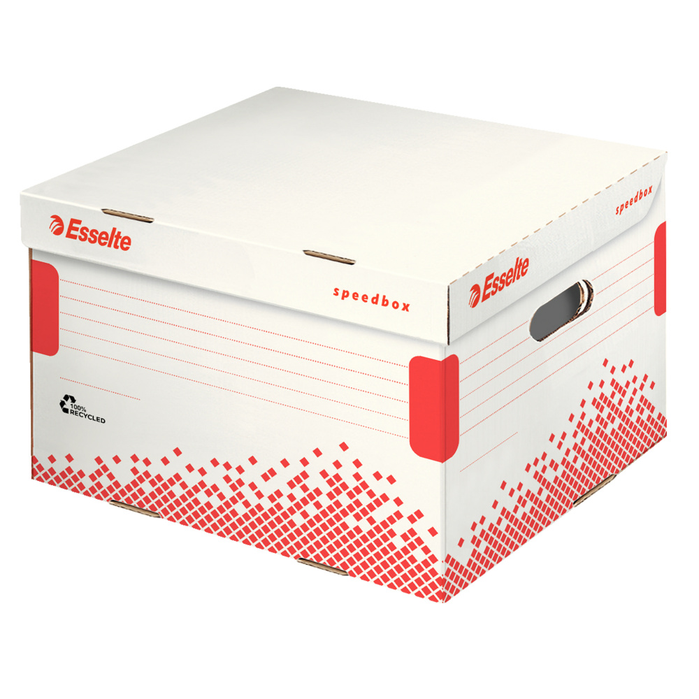 Scatola container Speedbox - Medium - 32,5x36,7cm - dorso 26,3 cm - Esselte