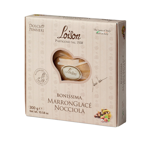 Torta Bonissima - marronglacE' nocciola - 300 gr - Loison