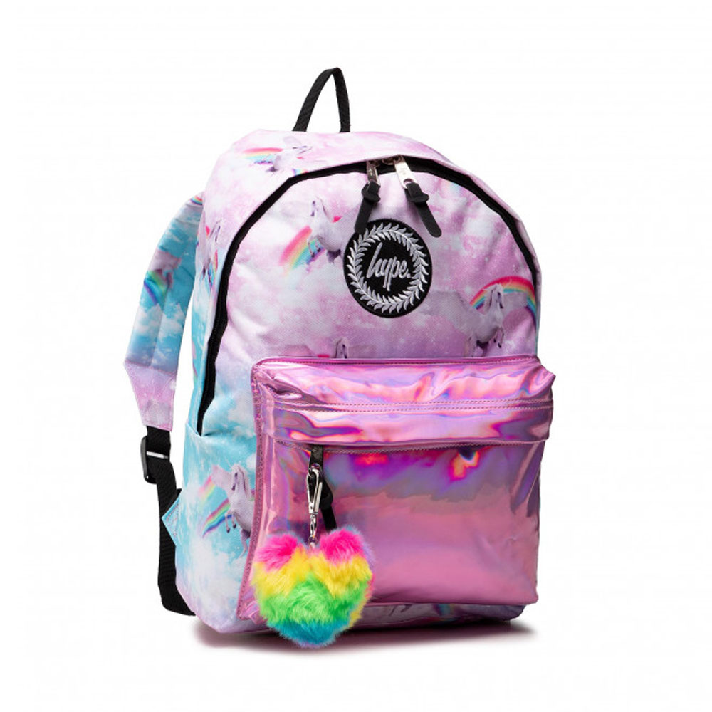 Zaino americano Hype 18 litri Unicorn Holo BTS20101 Pink | Lema Scuola