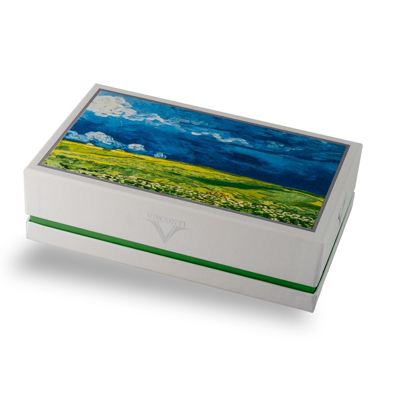 Penna stilografica Visconti Van Gogh Wheatfield under Thunderclouds Lema San Miniato confezione regalo