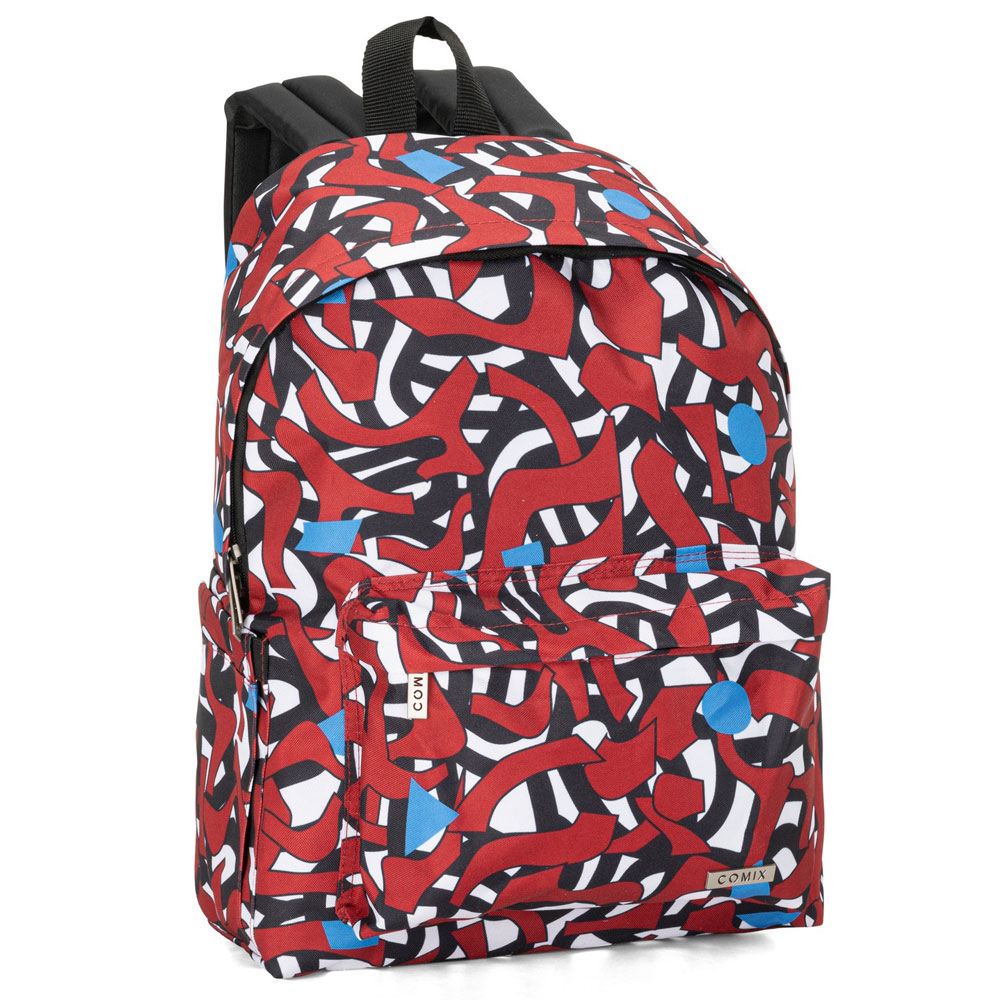Zaino Scuola Americano Comix All Over Abstract