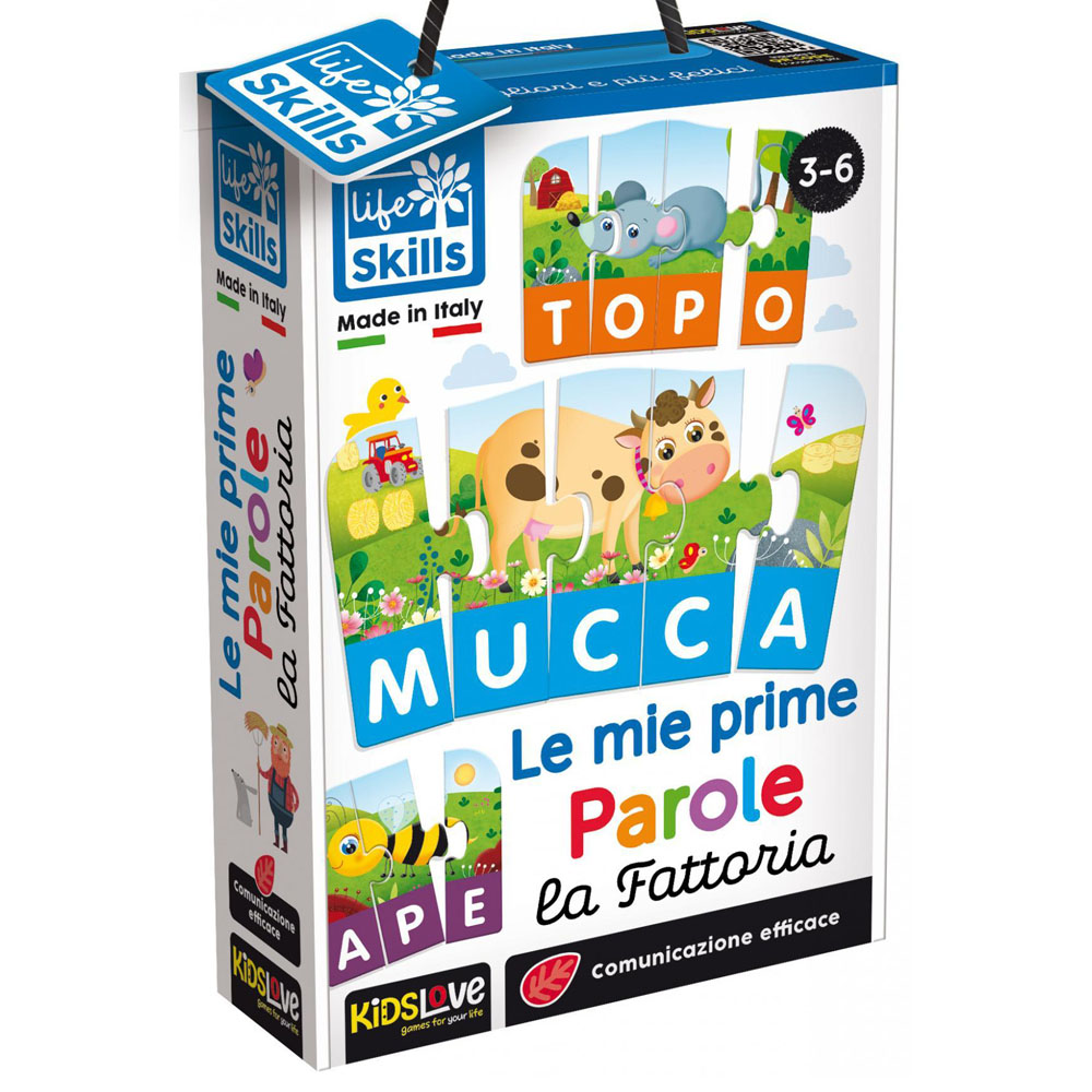 Kids Love Le Mie Prime Parole La Fattoria Life Skills 72507 | Lema Giochi