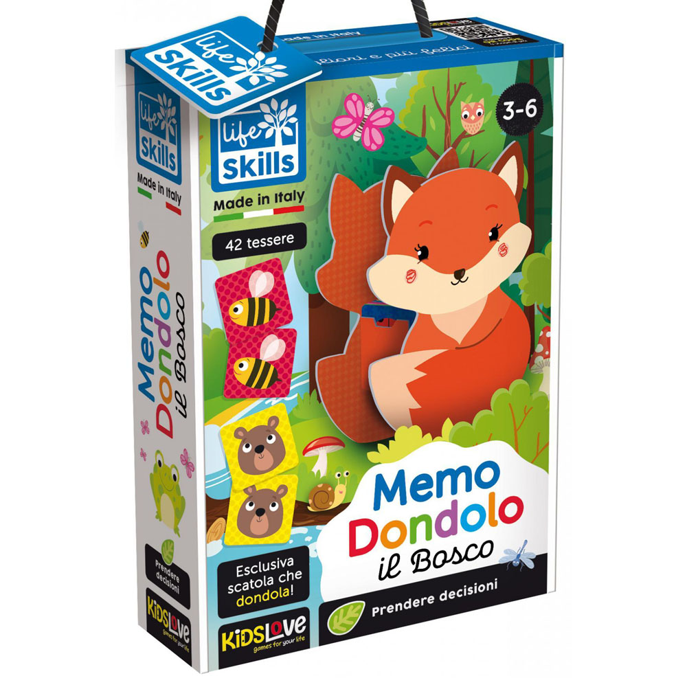Kids Love Memo Dondolo Il Bosco Life Skills 72576 | Lema Giochi