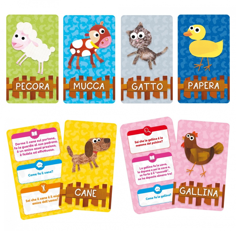 Kids Love Cards e Puzzle Fattoria Life Skills 72699 | Lema Giochi