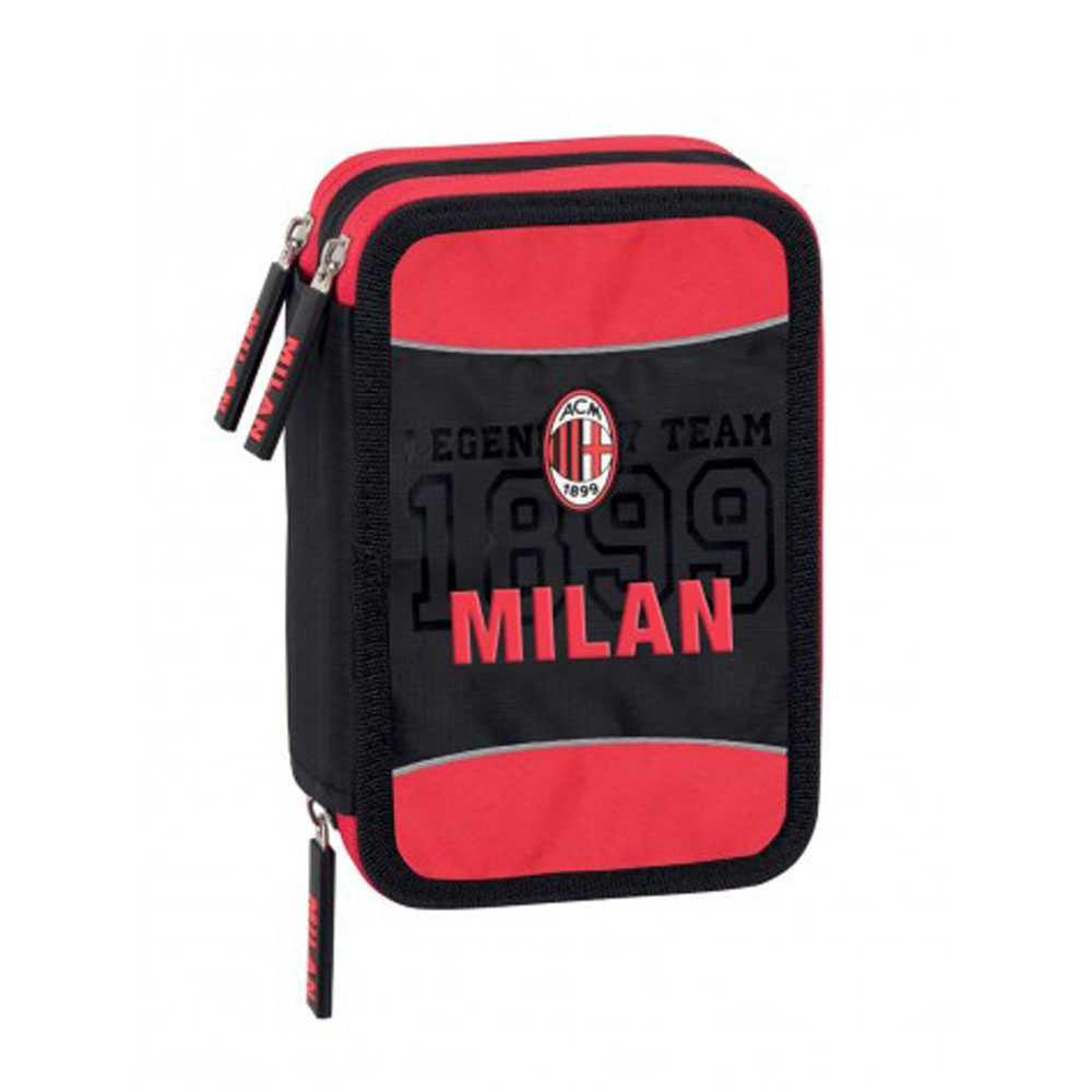 Astuccio 3 Zip Milan Accessoriato