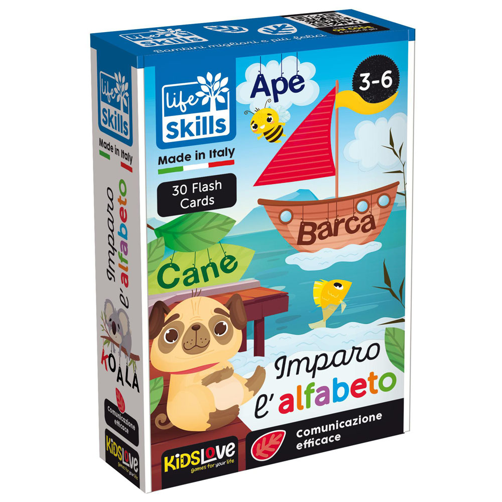 Kids Love Cards Imparo l'Alfabeto Life Skills 84050 | Lema Giochi