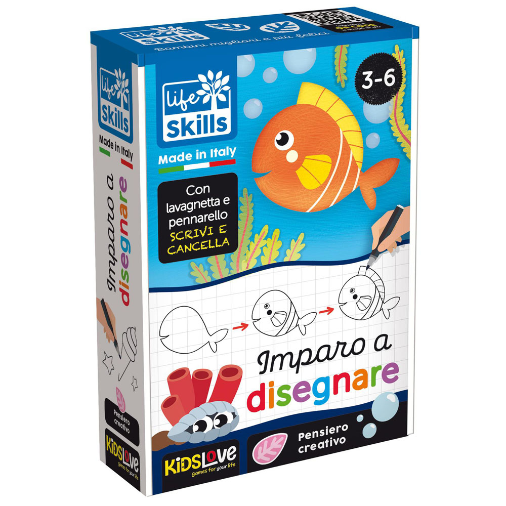 Kids Love Cards Imparo a Disegnare Life Skills 84067 | Lema Giochi