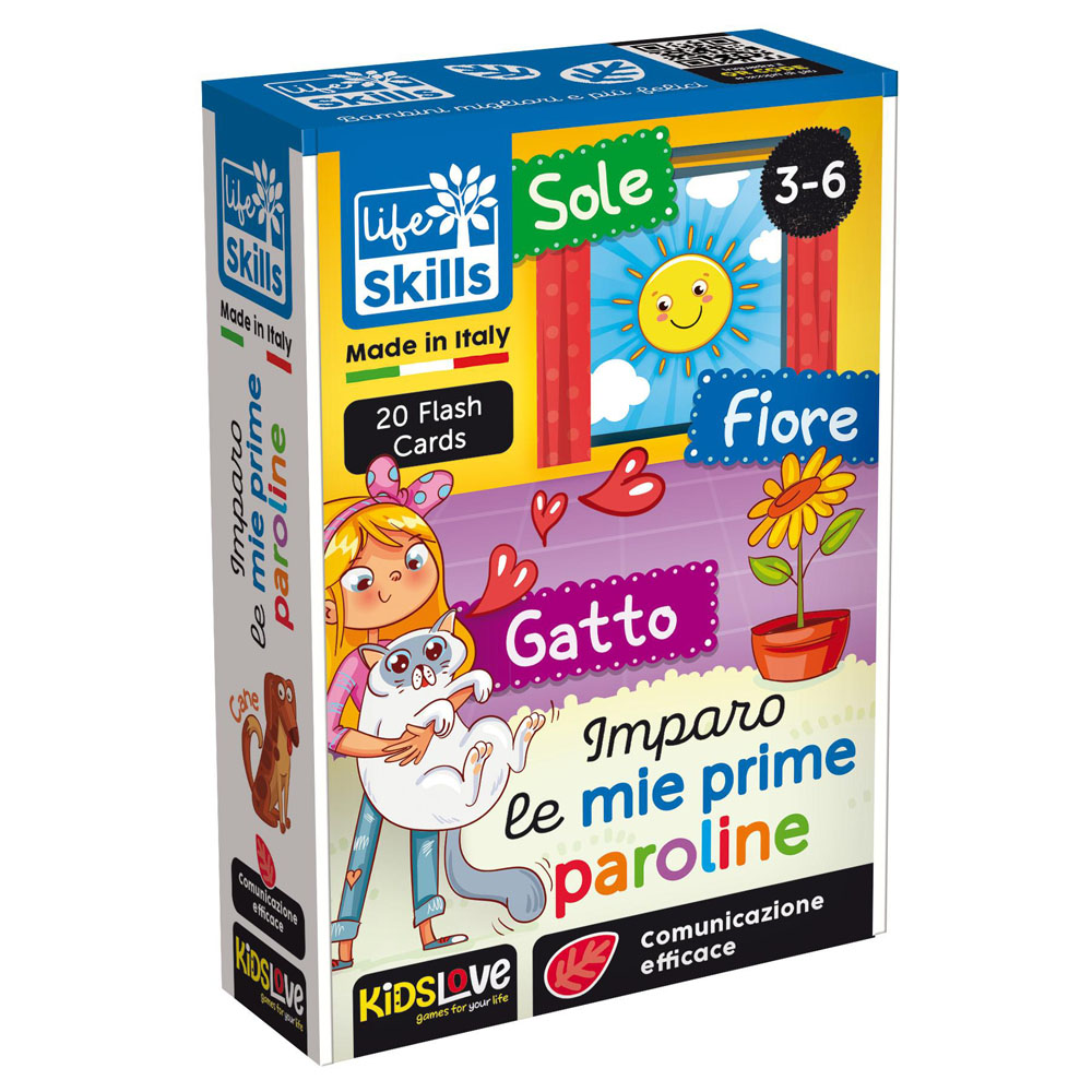 Kids Love Cards Imparo le Mie Prime Paroline Life Skills 84074 | Lema Giochi