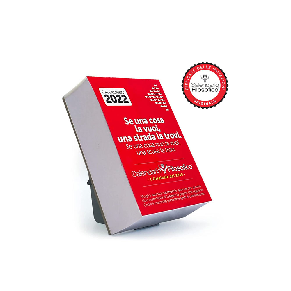 Calendario Filosofico 2022 Supporto Cartone 7,5x10,5 cm | Lema Regalo