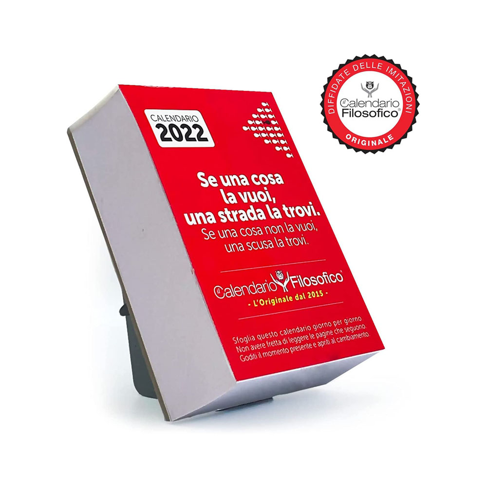 Calendario Filosofico 2022 Supporto Cartone 10x14 cm | Lema Regalo