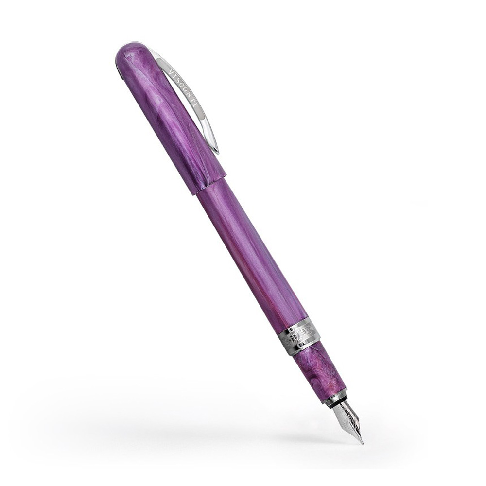 Visconti Penna Stilografica Breeze Plum Prugna Fluo Pennino M | Lema Regalo