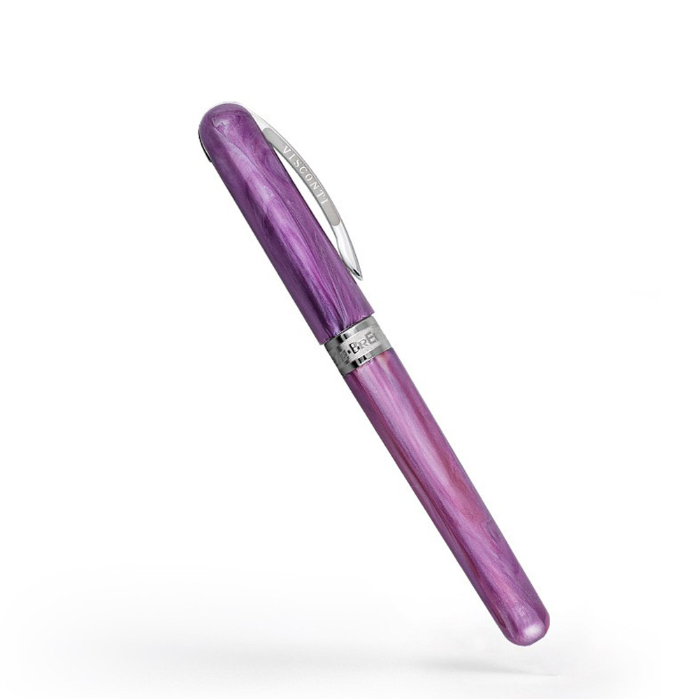 Visconti Penna Stilografica Breeze Plum Prugna Fluo Pennino M | Lema Regalo