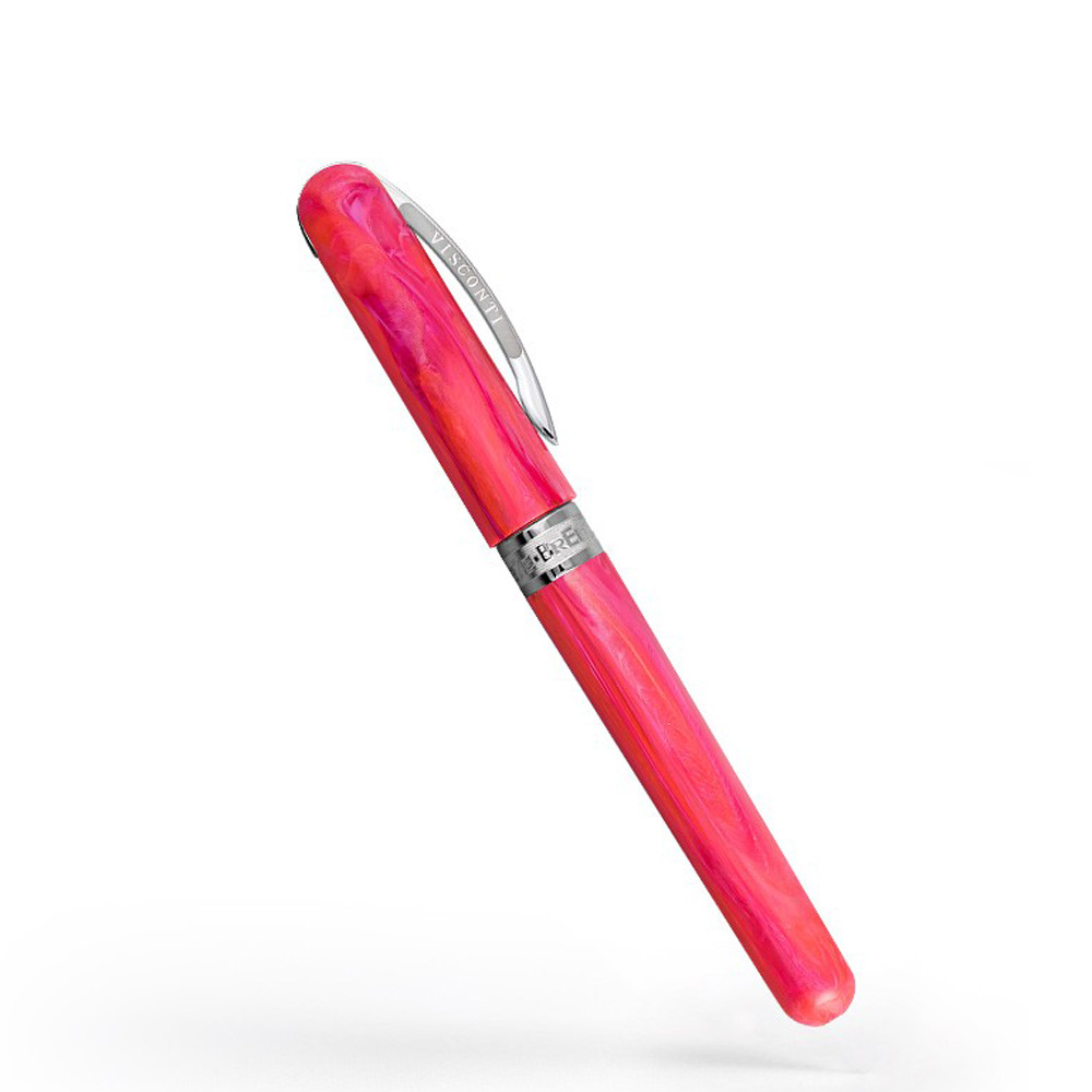 Visconti Penna Stilografica Breeze Cherry Rosa Fluo Pennino M | Lema Regalo