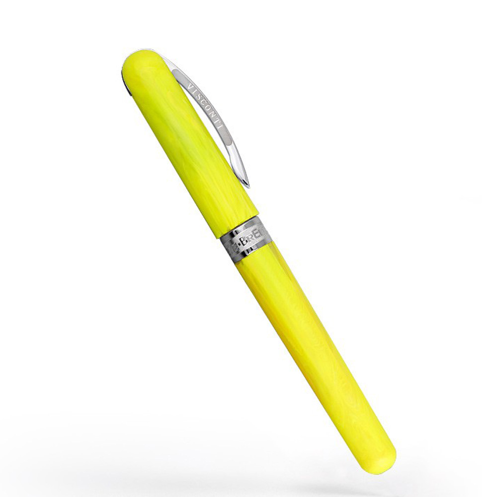 Visconti Penna Stilografica Breeze Lemon Fluo Giallo Fluo Pennino M | Lema Regalo