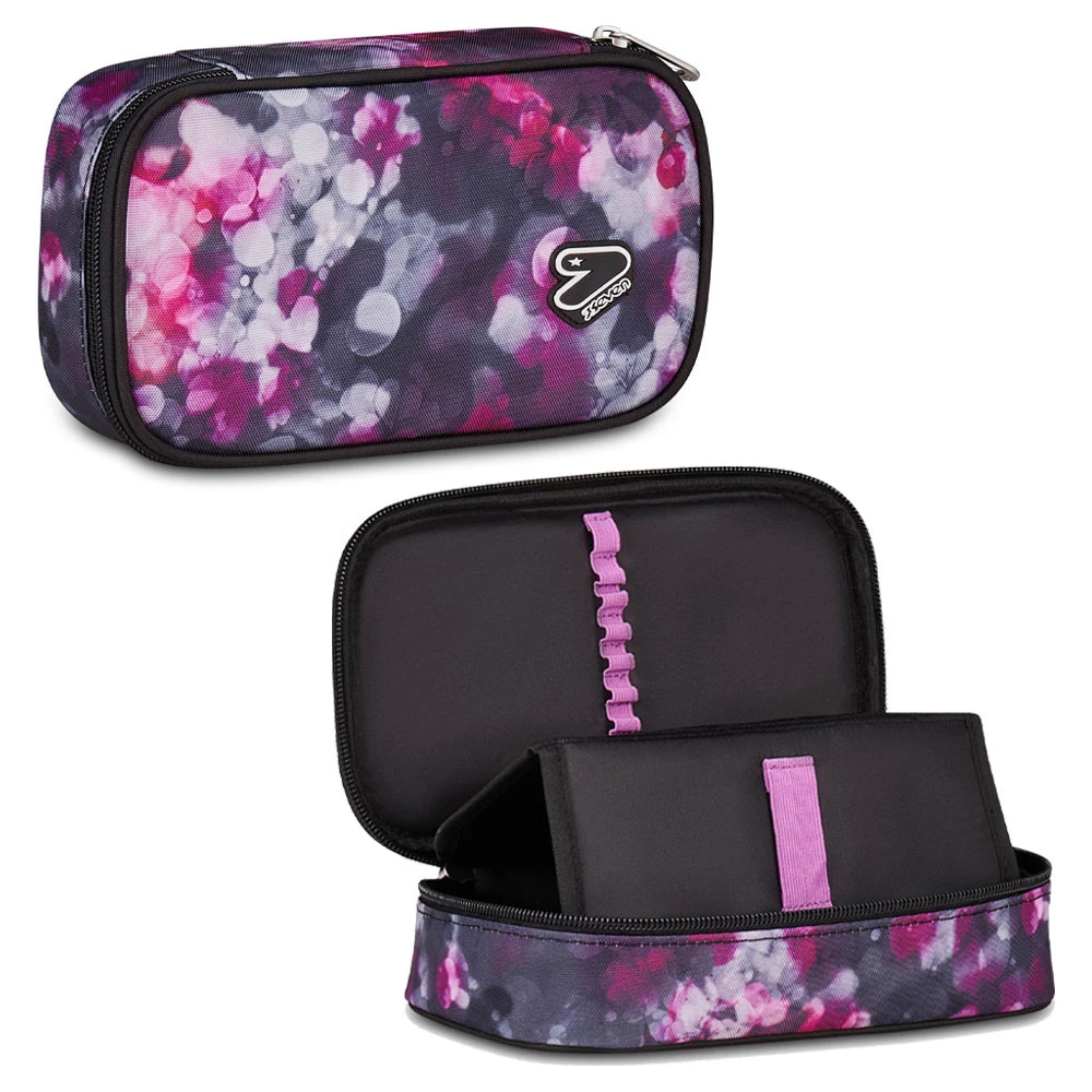 Astuccio Seven Round Plus Big Blooming Time Portapenne Scuola