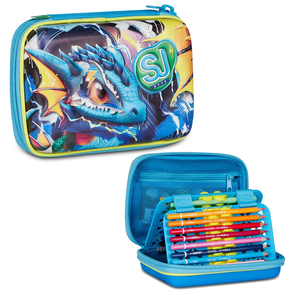 Astuccio Seven Speed Pad 3D Metal Dragon Scuola Elementare Bambino