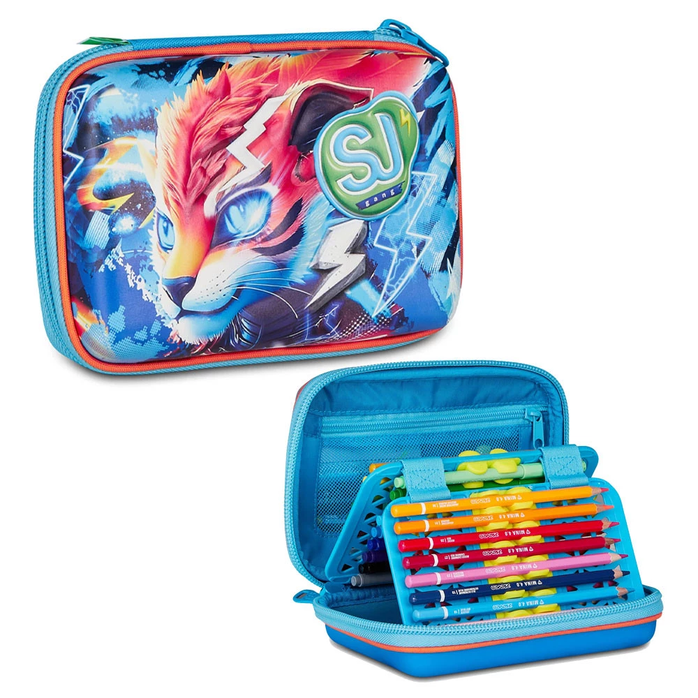 Astuccio Seven Speed Pad 3D Speed Animal Scuola Elementare Bambino