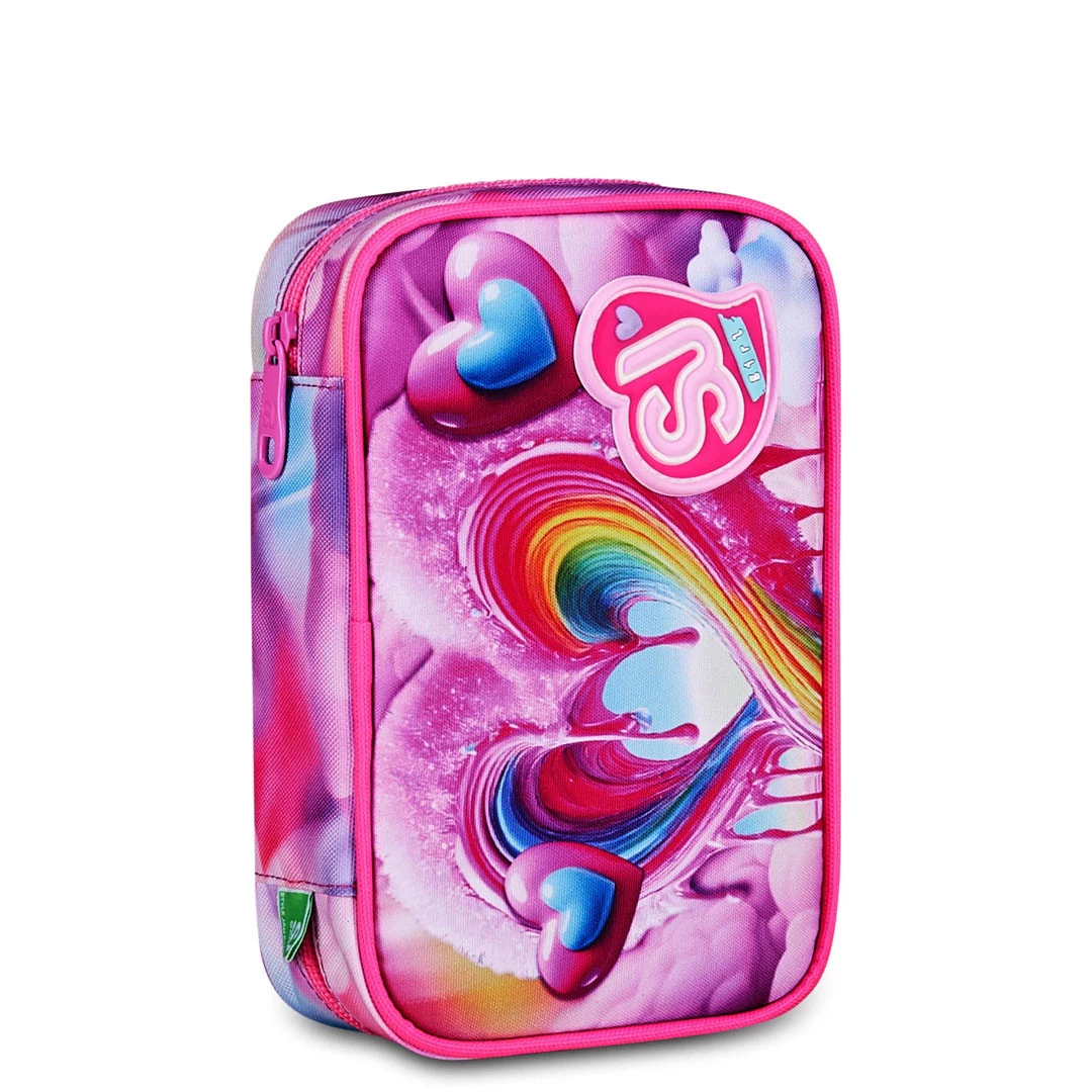Astuccio Seven Sj Gang Speed Pad Joyful Pins Girl Scuola Elementare