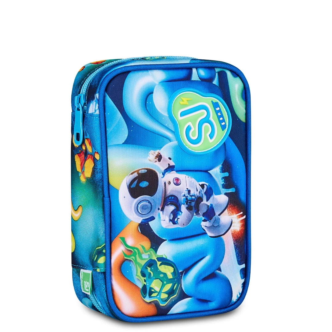 Astuccio Seven Sj Gang Speed Pad Space Ride Scuola Elementare Bambino
