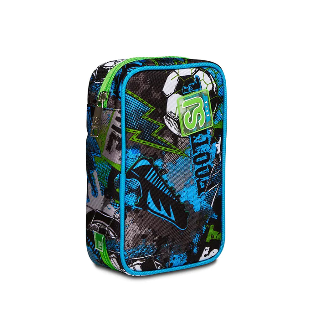 Astuccio Scuola Seven SJ Speed Case Clack It Boy con Colori