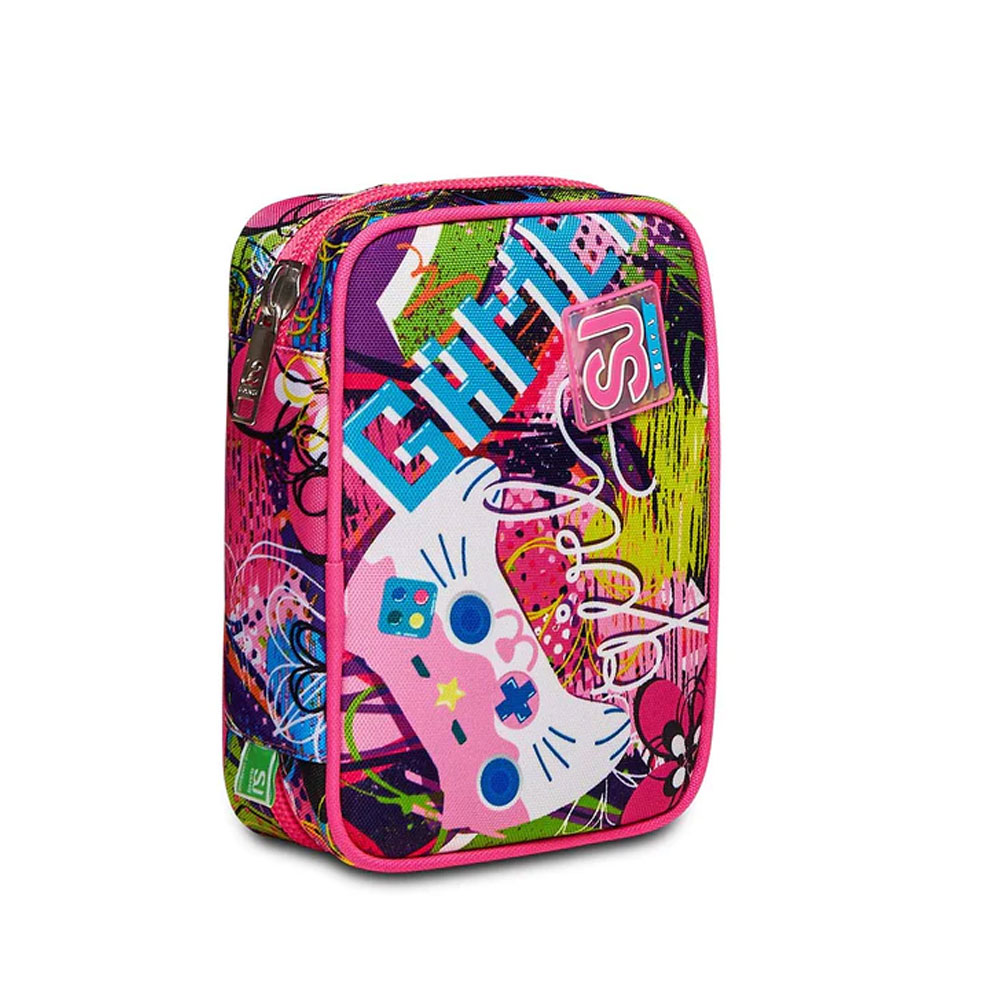 Astuccio Scuola Seven SJ Speed PAD Gleamled Girl con Colori