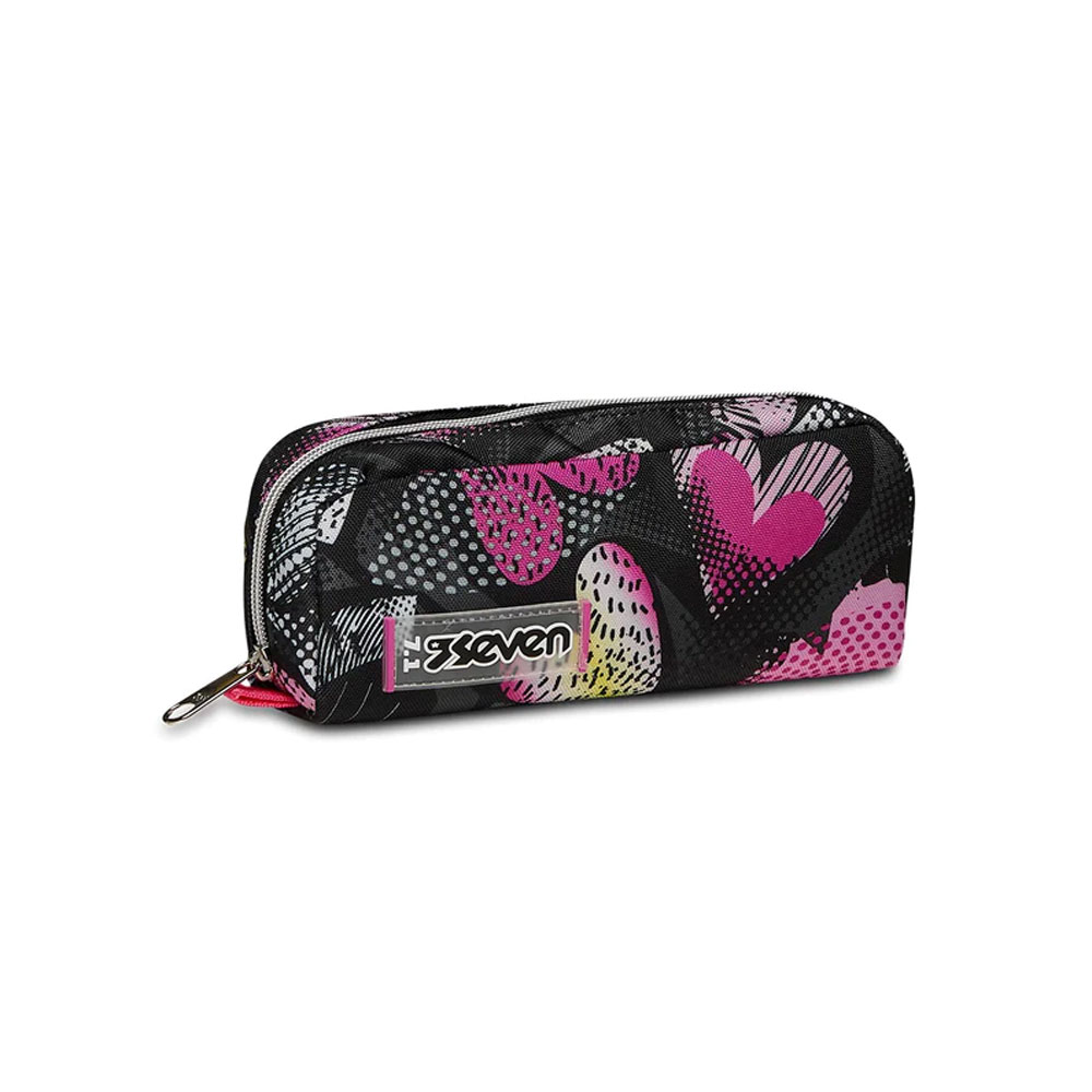 Astuccio Seven 1 Zip Portapenne a Bustina Kiddie Crush