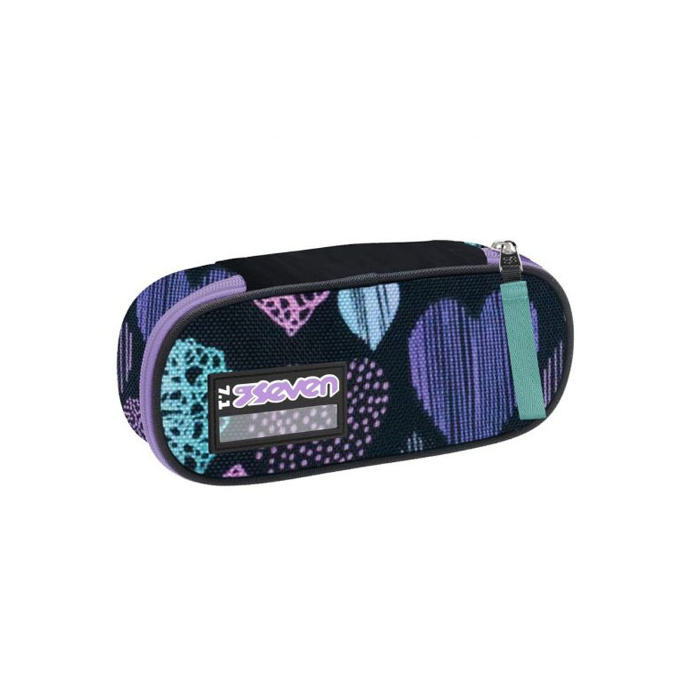 Astuccio Portapenne Seven Round Plus Patchyheart Girl 300152203 | Lema