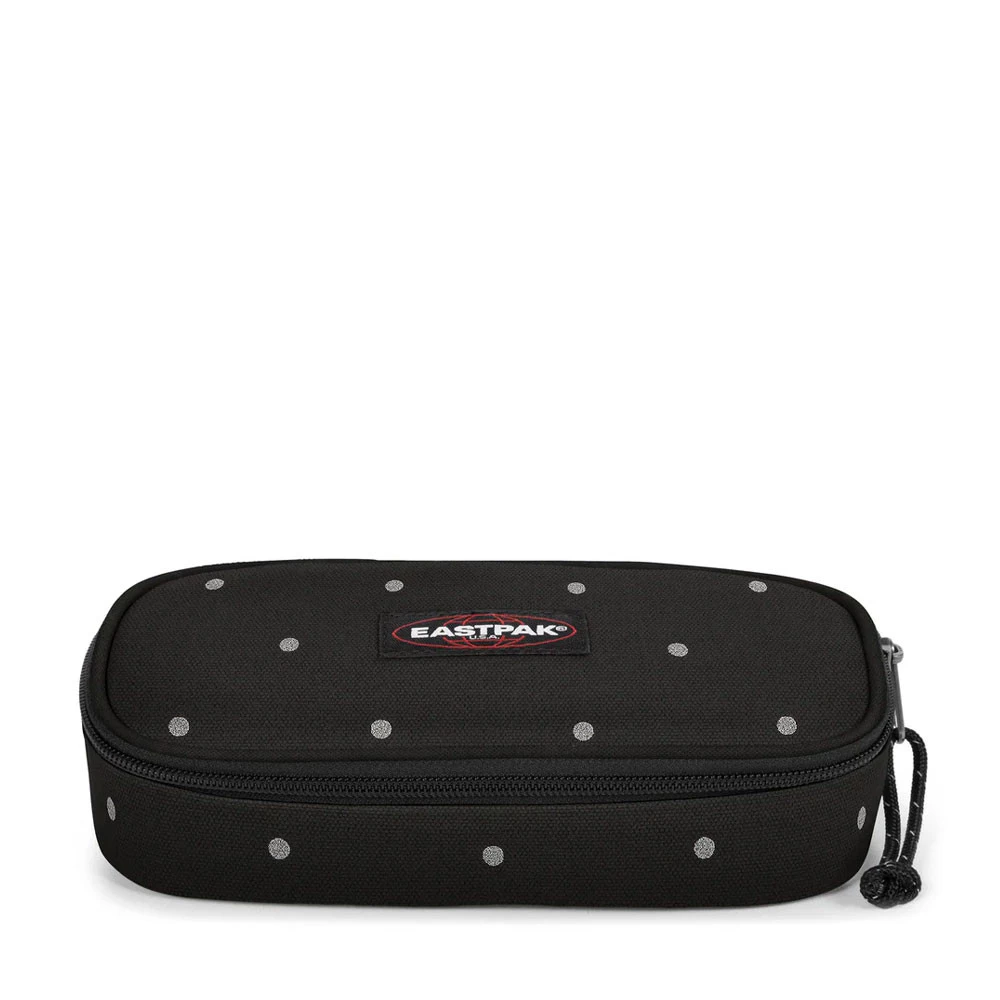 Astuccio Eastpak Oval Single Dots Black Silver Portapenne