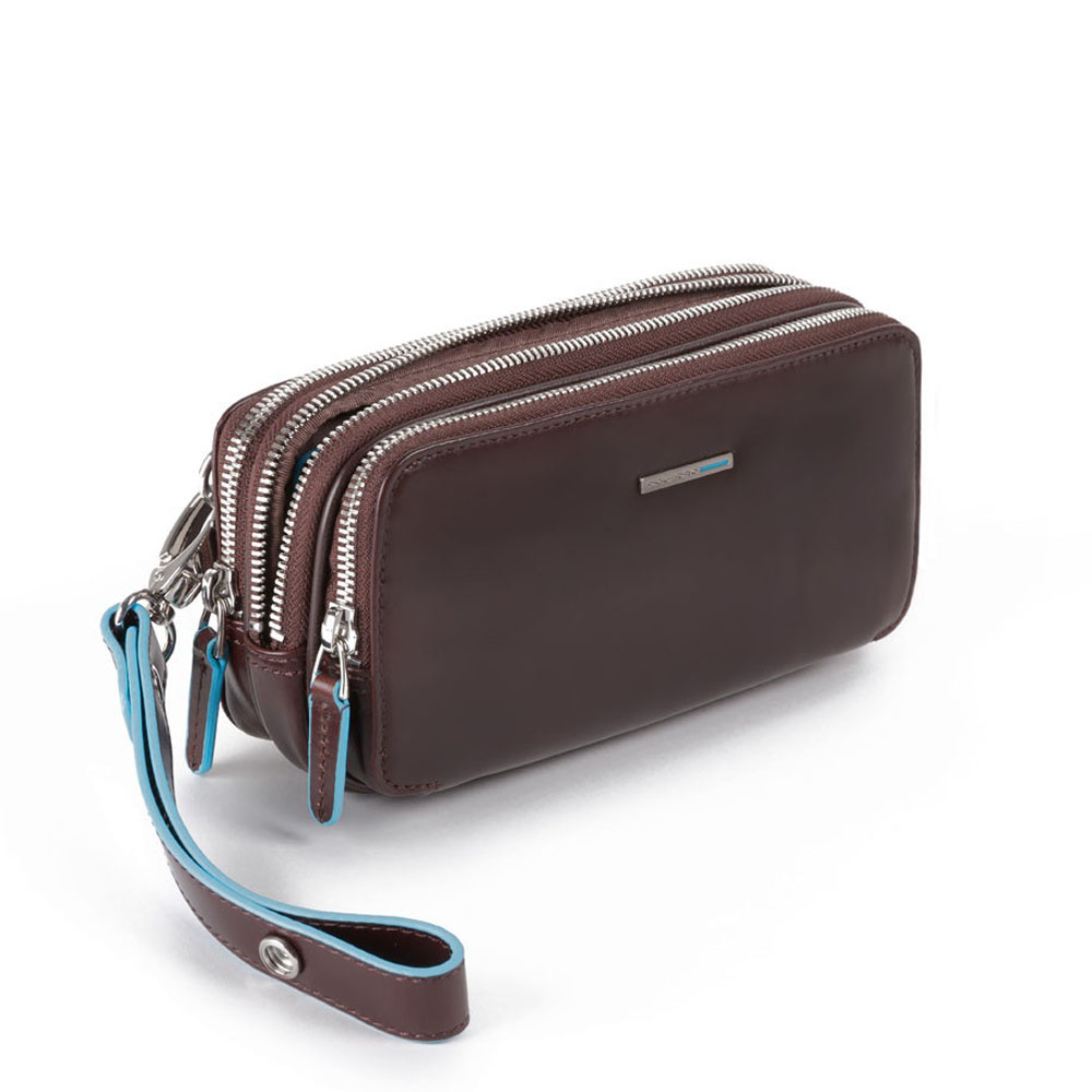 Astuccio Portafoglio 3 Scomparti Polsiera Piquadro Mogano AC2141B2/MO | Lema Regalo