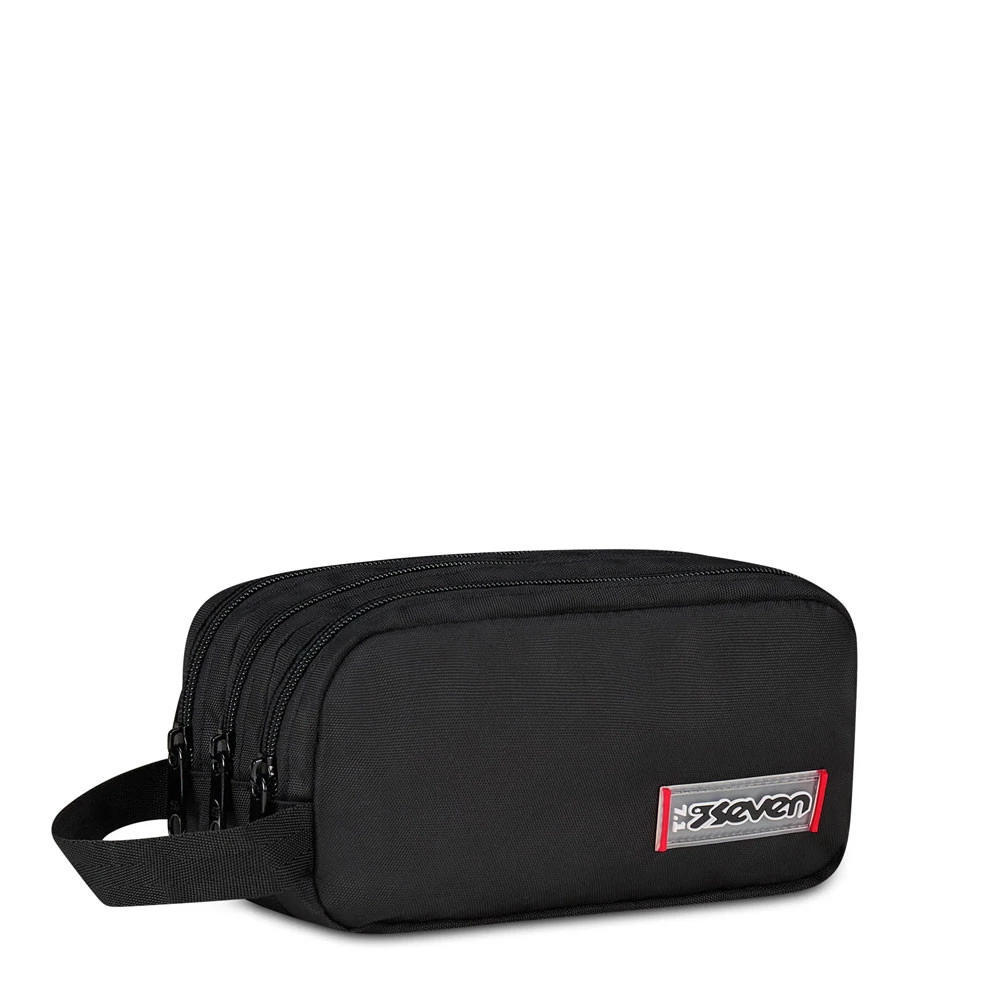 Astuccio Bustina 3 Zip Freethink Nero Portapenne