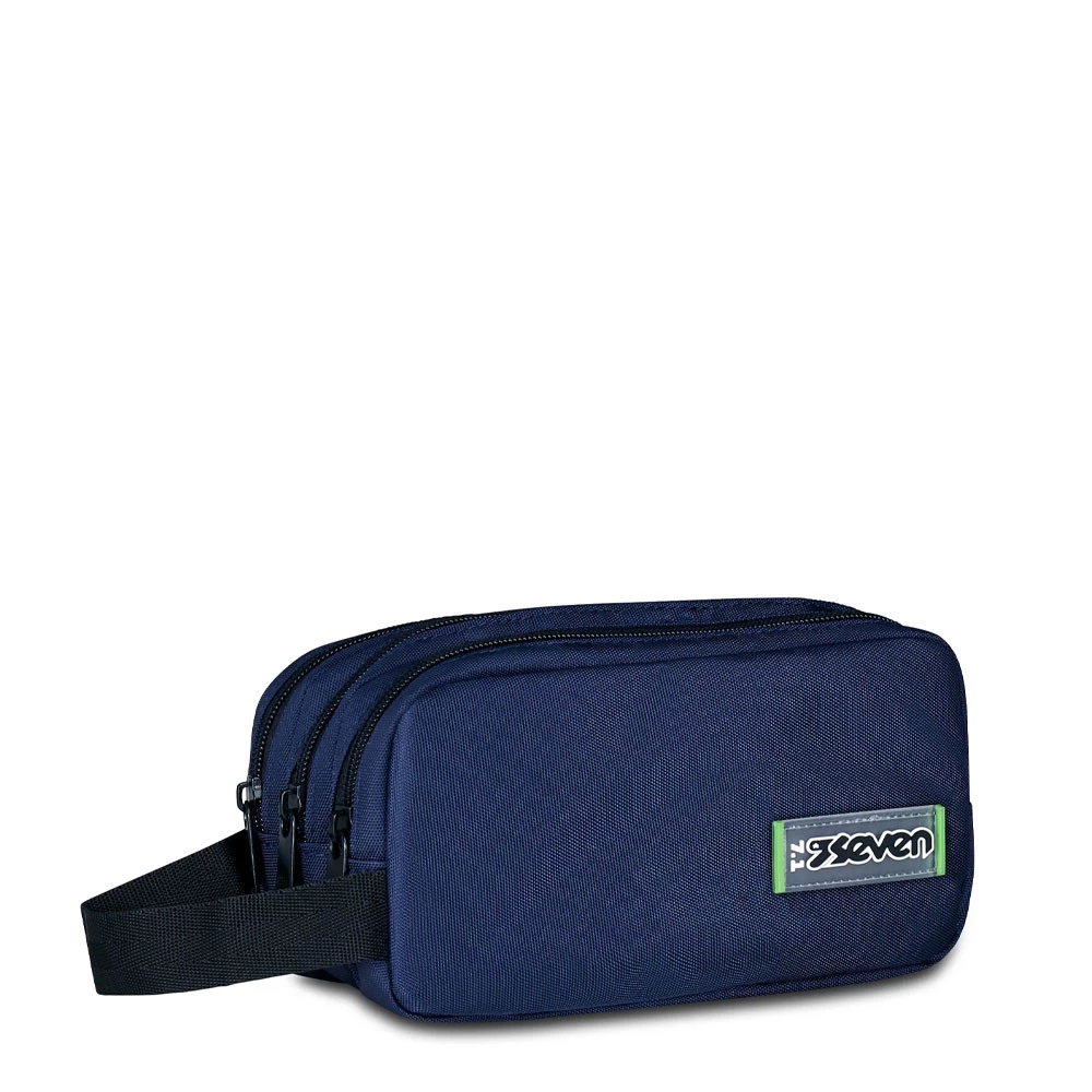 Astuccio Bustina 3 Zip Freethink Blu Portapenne