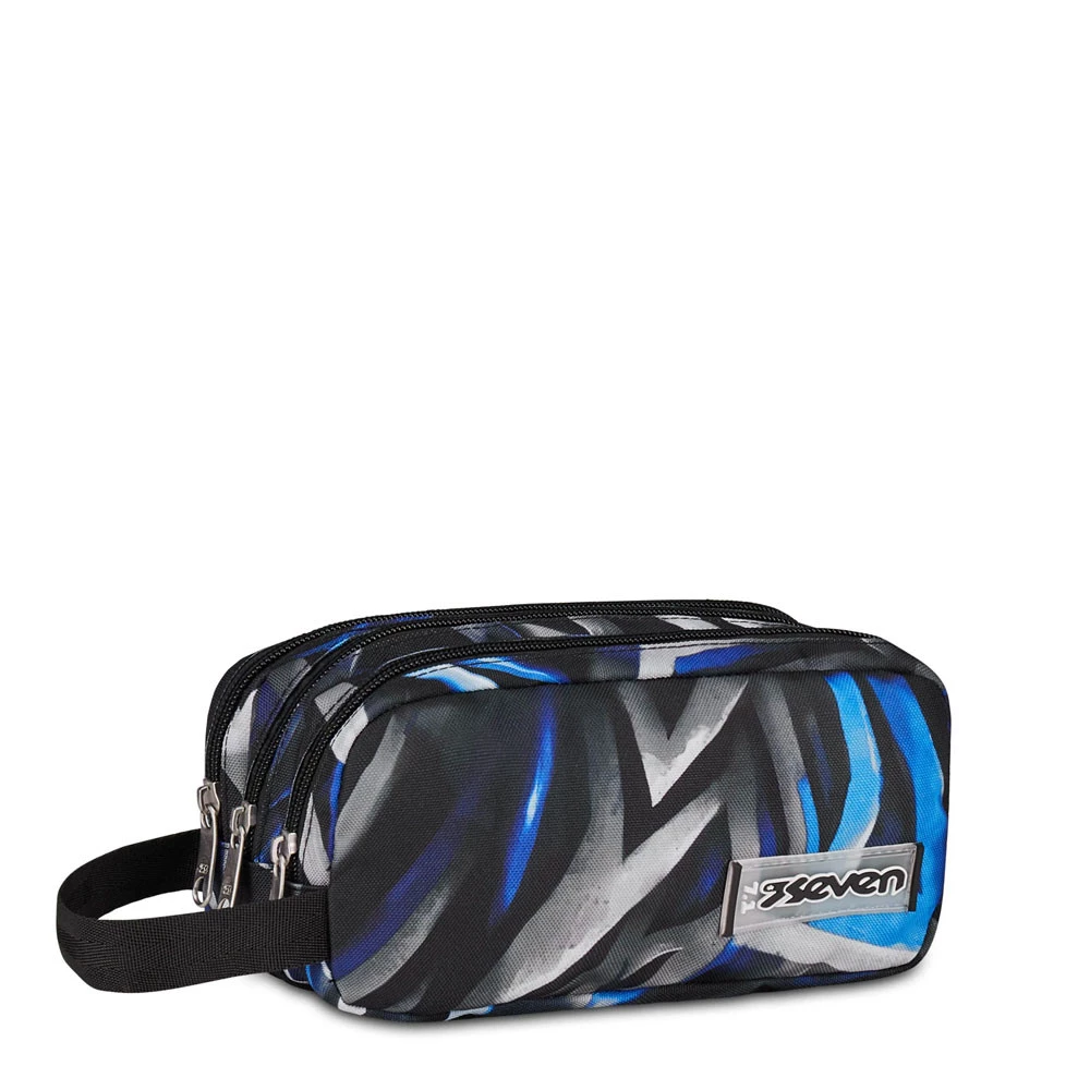 Astuccio Bustina 3 Zip Freethink Boy Reflex Blue Portapenne