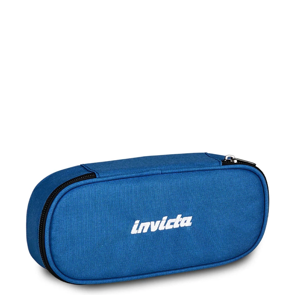 Astuccio Scuola Invicta Blu Lip Plain Baleine Blue