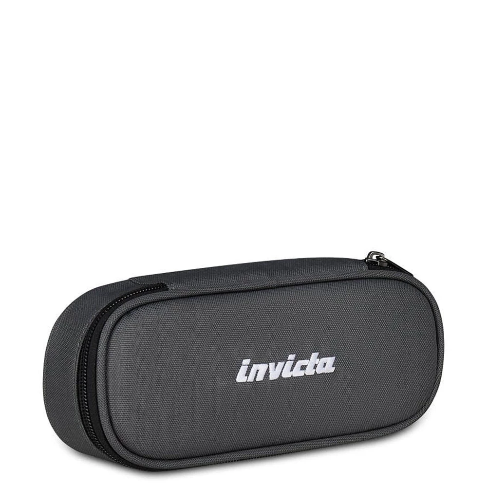 Astuccio Scuola Invicta Grigio Lip Plain Iron Gate