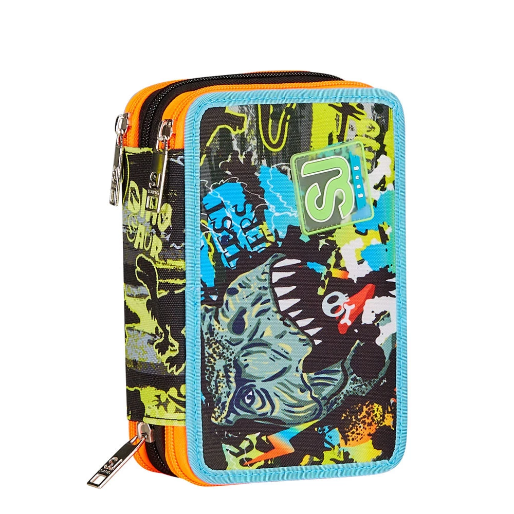 Astuccio 3 Zip Seven Sj Gang Rexme Boy Completo