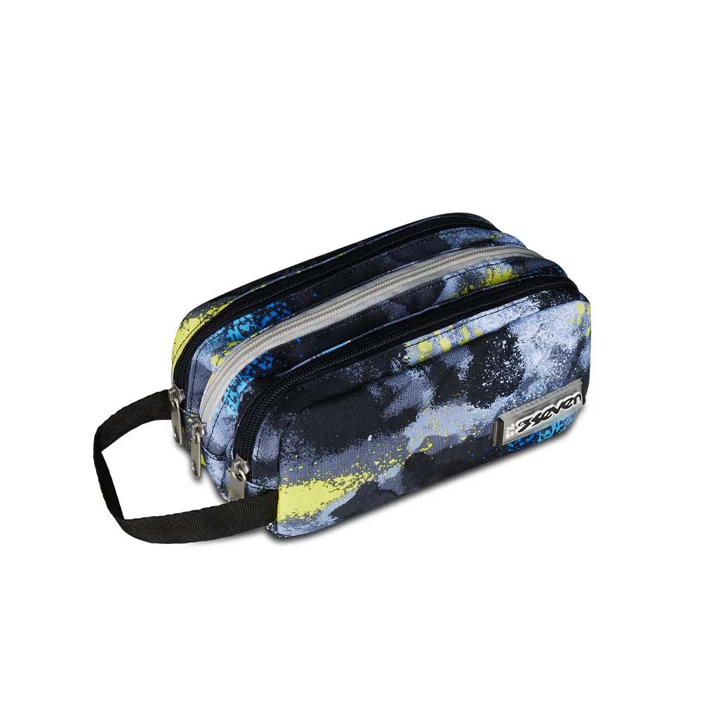 Astuccio Seven Bustina 3 Zip Lime Punch Freethink Boy Portapenne