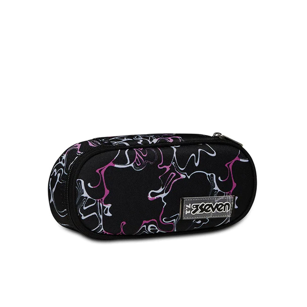 Astuccio Round Portapenne Seven Rose Violet Freethink Girl