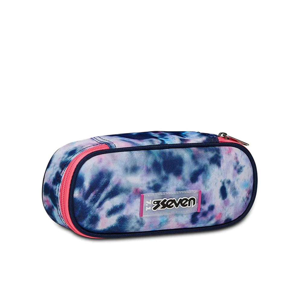 Astuccio Round Portapenne Seven Cloudy Shapes con Elastici e Taschino