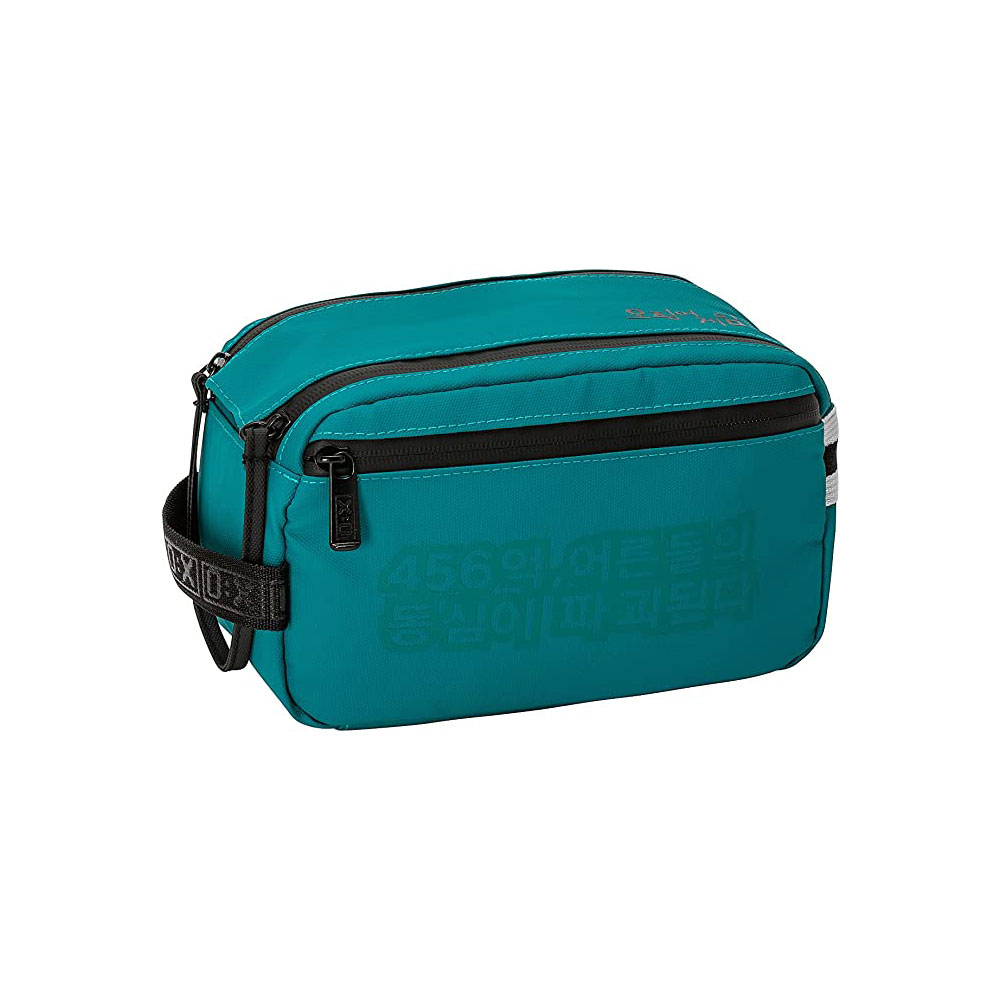 Beauty Case Pochette da Viaggio Squid Game di Netflix Verde