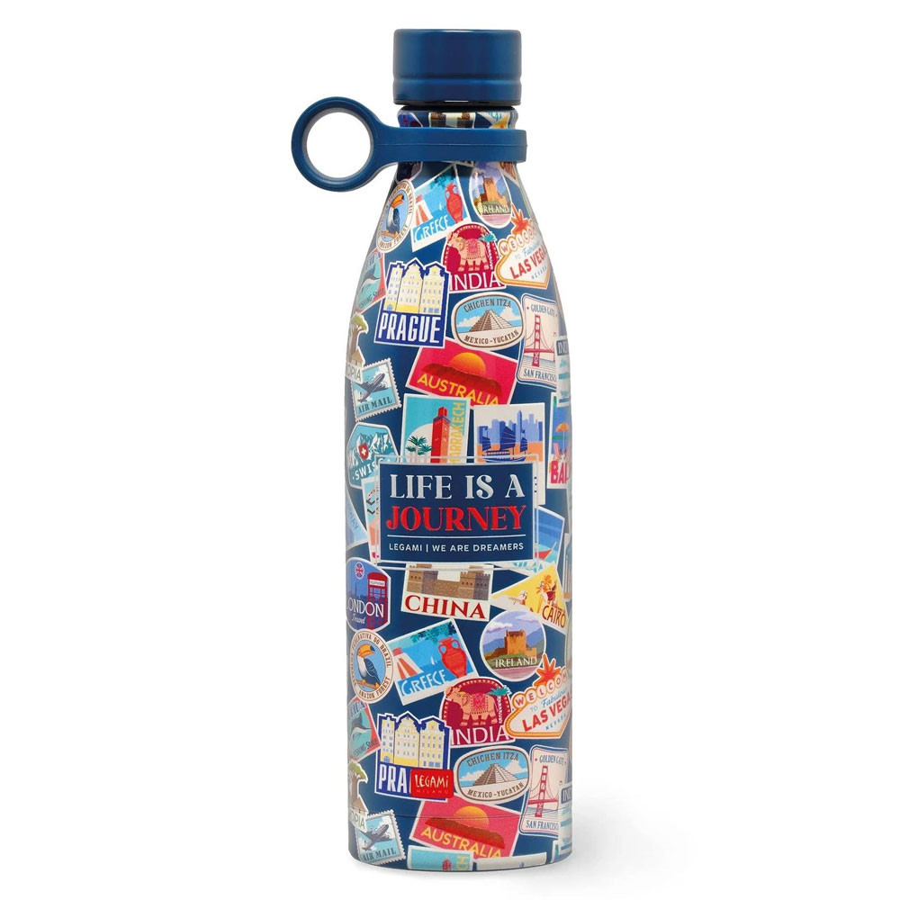 Borraccia Legami Bottiglia Termica 800 Ml - Hot&Cold Travel Stickers