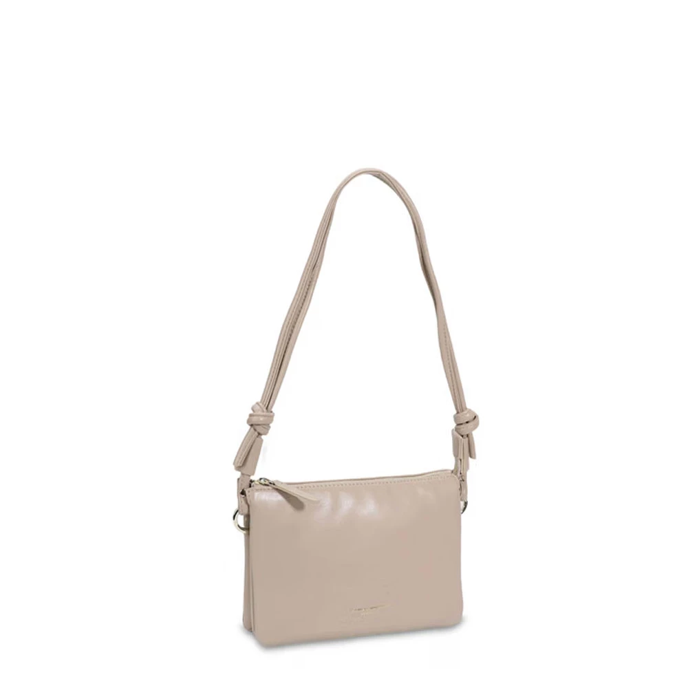 Borsa Clutch con Tracolla da Donna Mindy Beige Campo Marzio