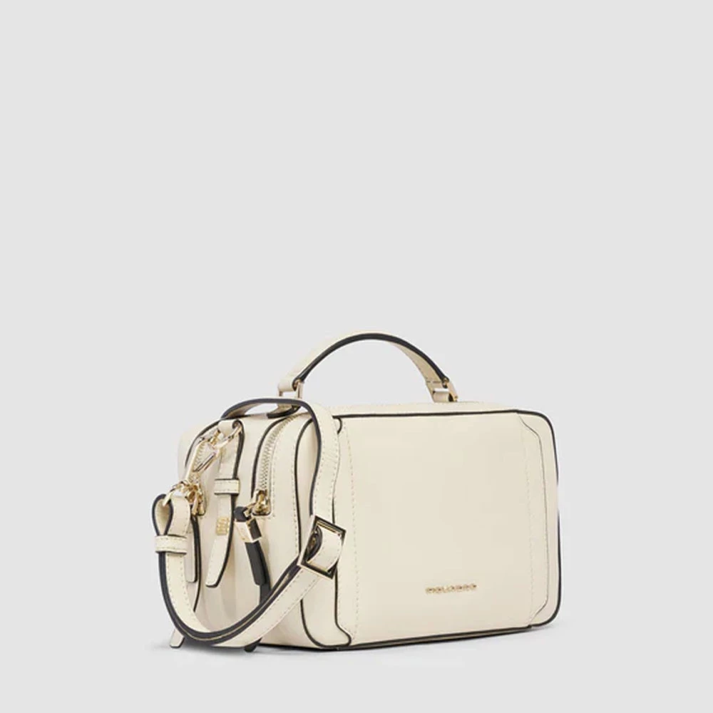 Borsa Donna con Tracolla Camera Piquadro Bianca BD6656W92