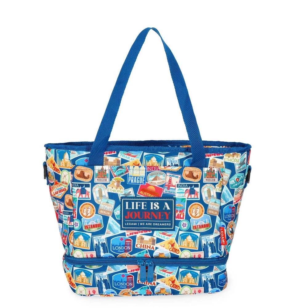 Borsa Termica Porta Pranzo Legami Travel Stickers con Tracolla