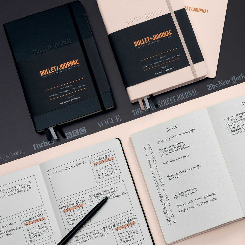 Quaderno Bullet Journal Leuchtturm1917 Edition 2 A5 Nero