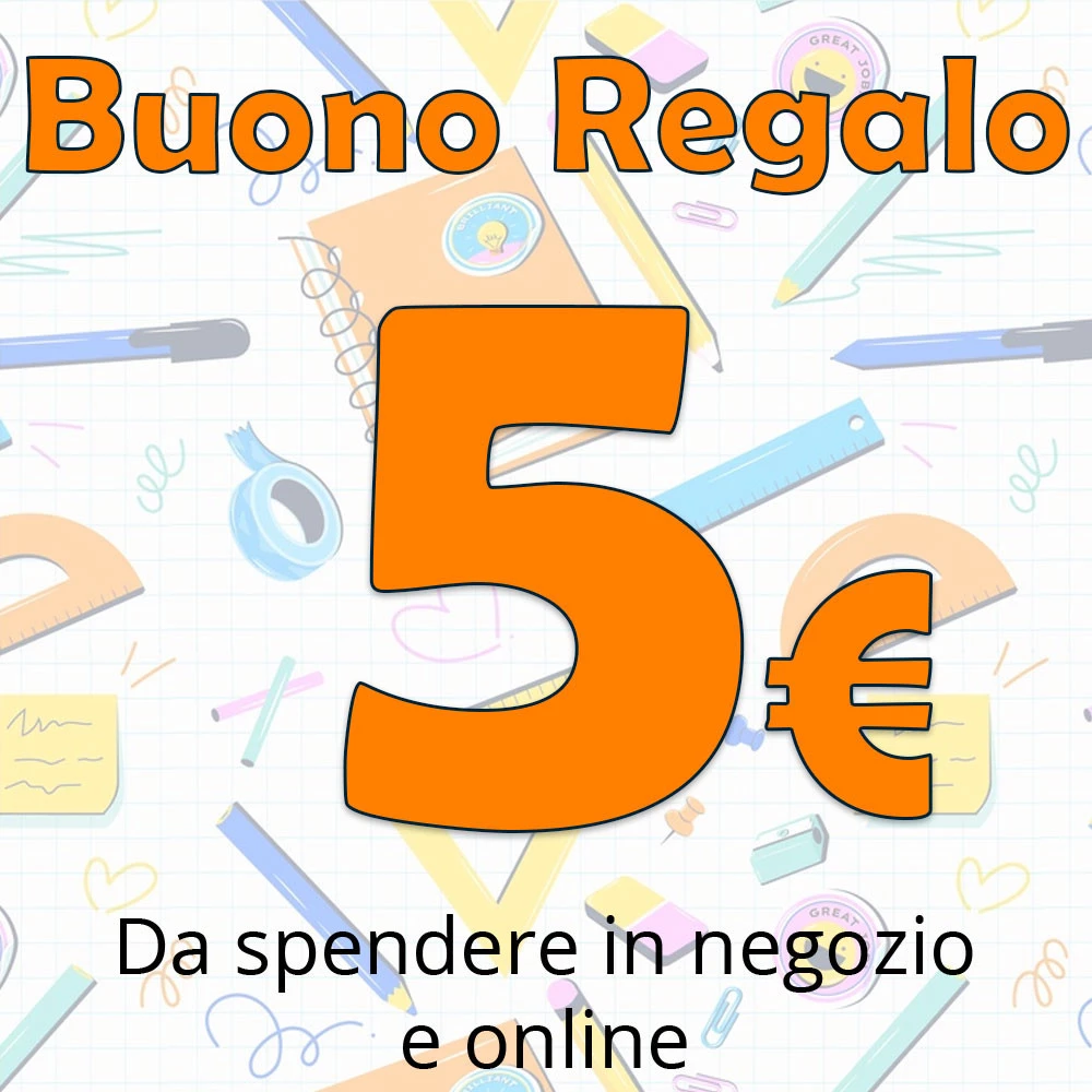 Buono Regalo 5€ da Spendere in Negozio e On-Line