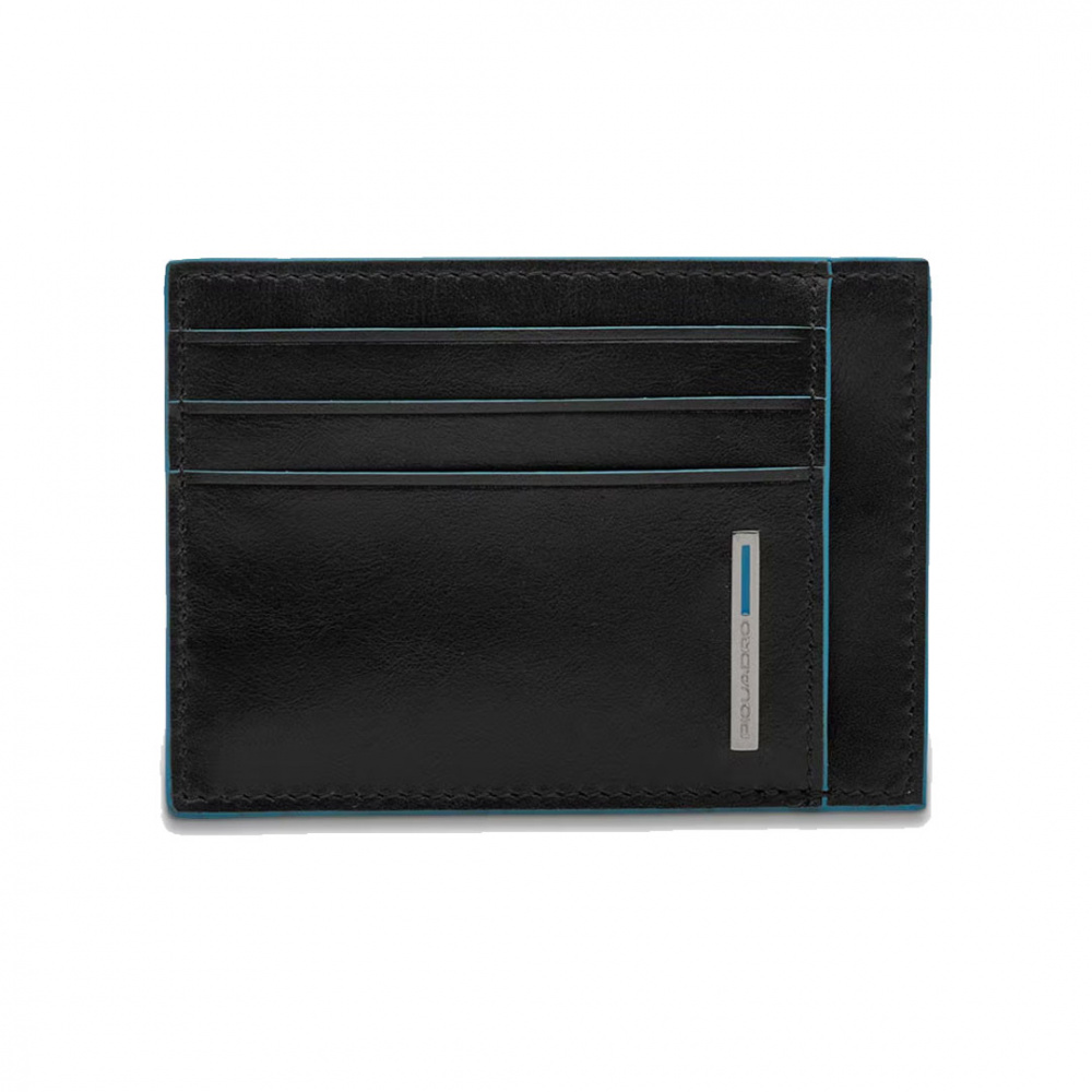 Bustina Porta Carte Piquadro Blue Square PP2762B2R Nero