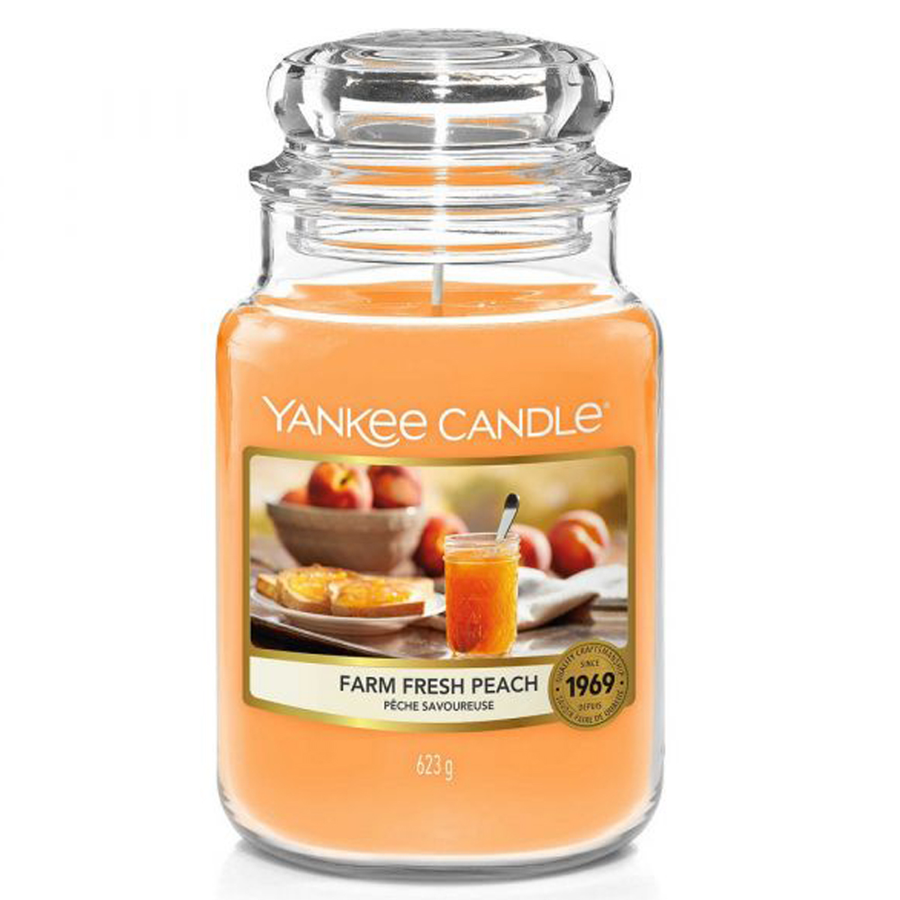 Candela Profumata Yankee Candle Farm Fresh Peach Giara Grande | Lema