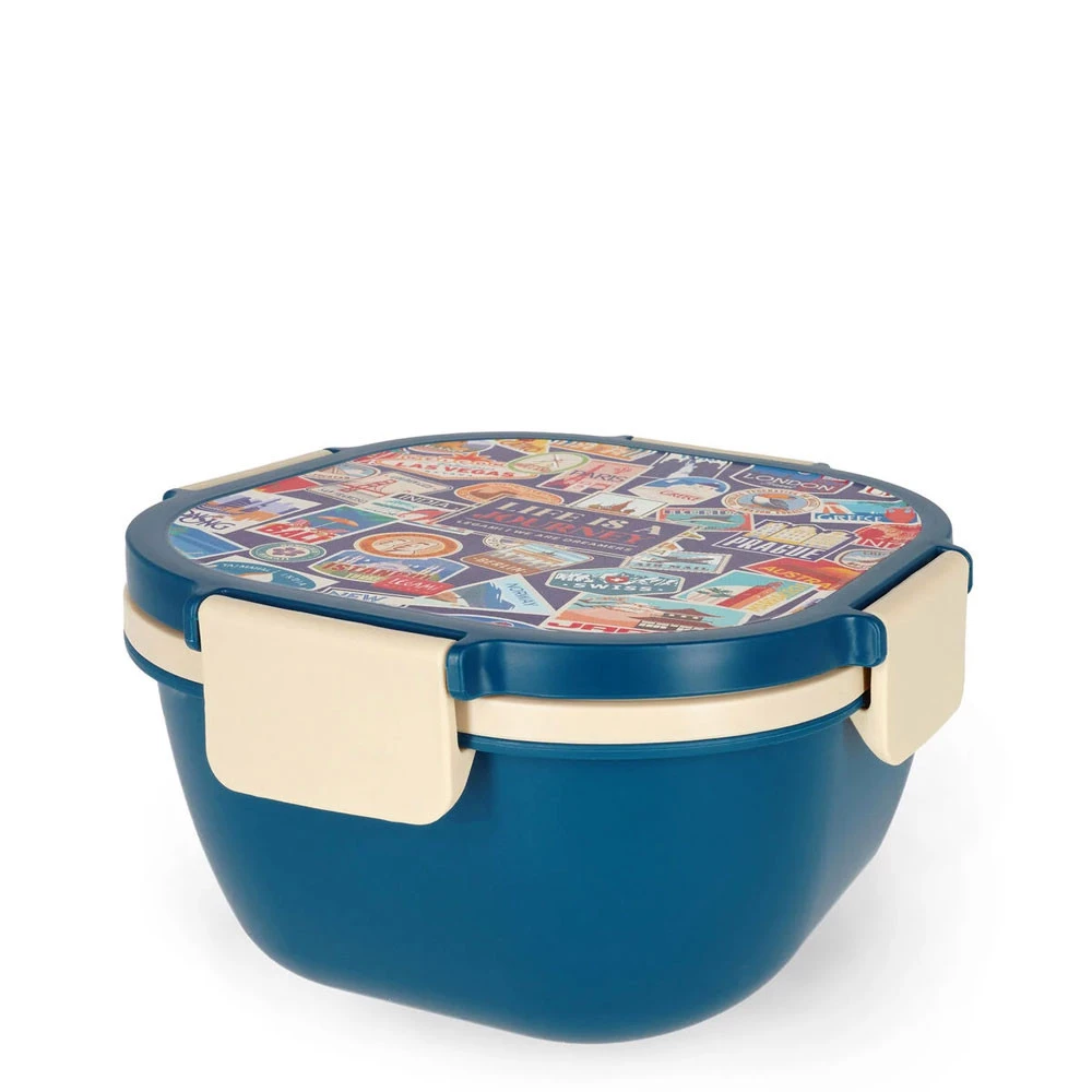 Contenitore Porta Pranzo Legami Travel Stickers Lunch Box